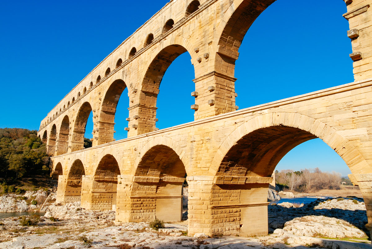 Stock photo of Pont Du Gard