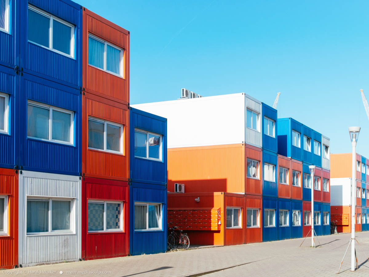 Stock photo of Container housing