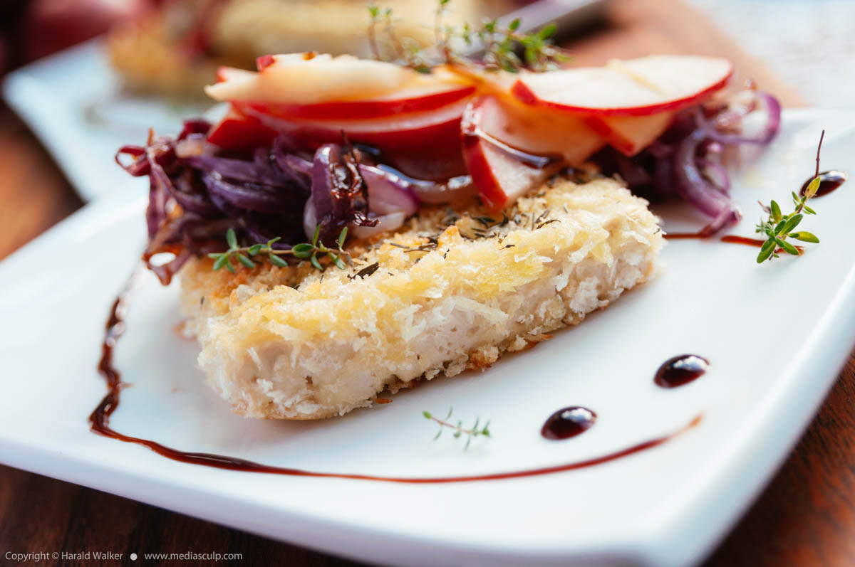 Stock photo of Apple and Thyme Crunchy Tofu