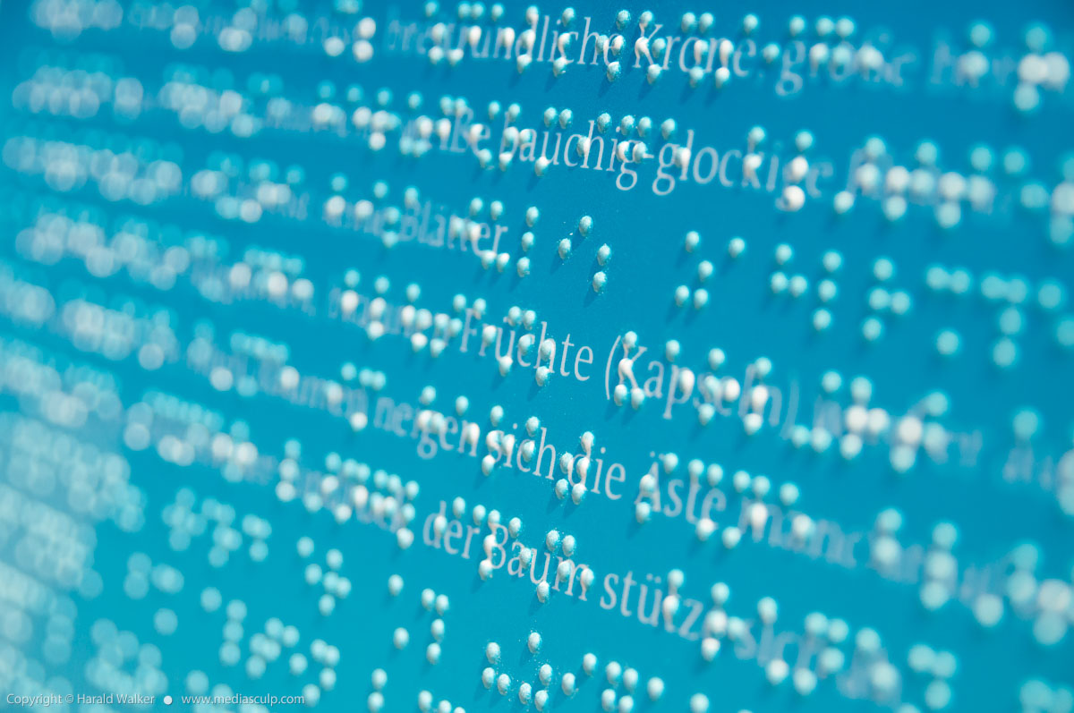 Stock photo of Braill code