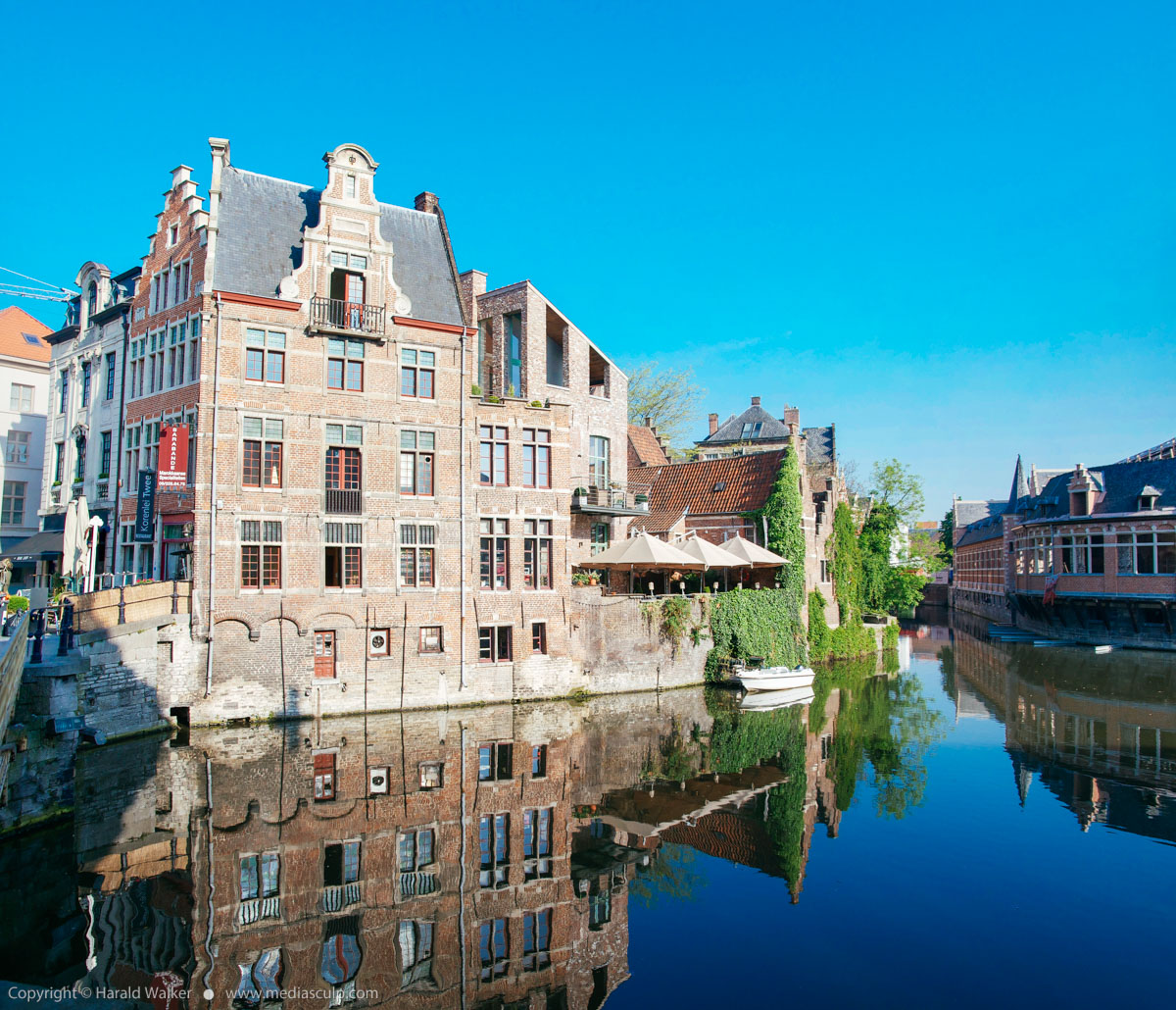 Stock photo of Historic houses in Ghent