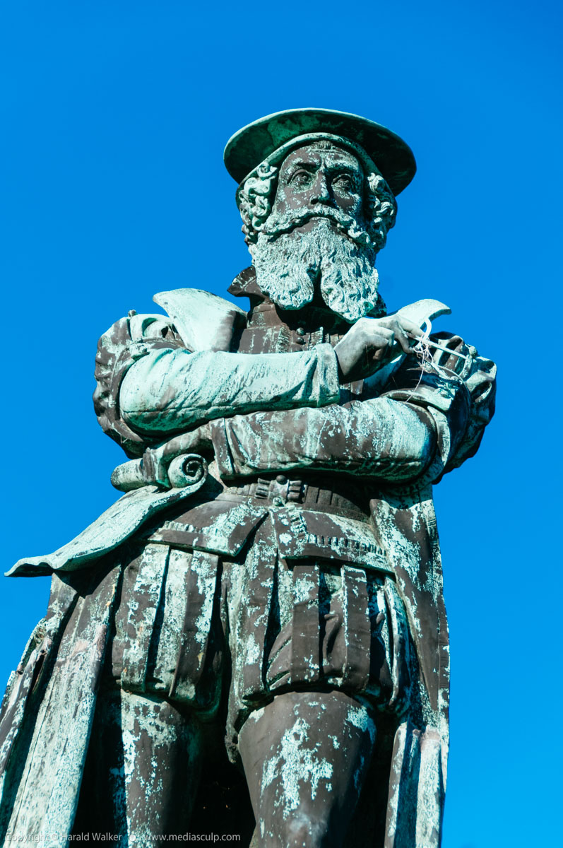 Stock photo of Mercator statue in Rupelmonde
