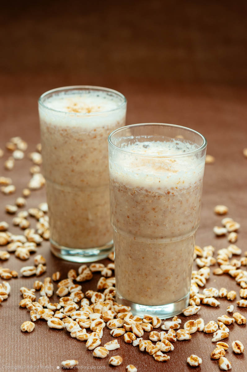 Stock photo of Puffed Wheat Smoothie