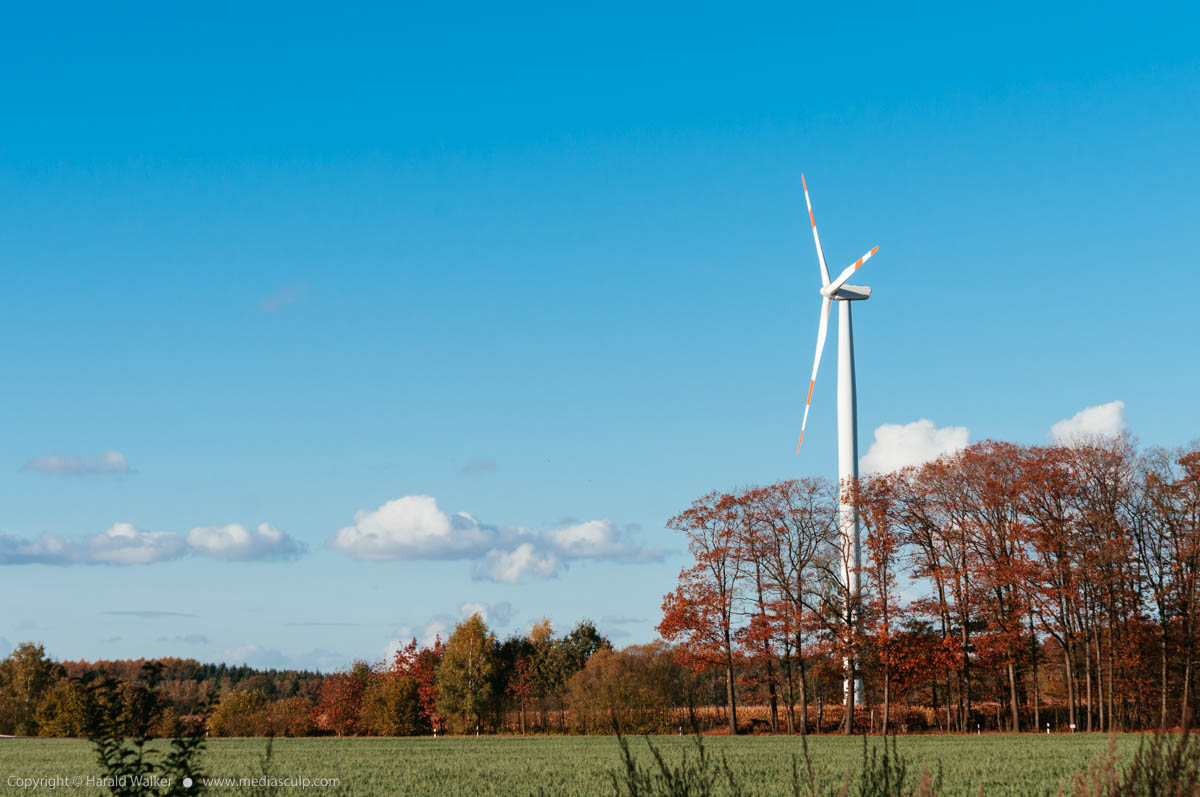 Stock photo of Wind turbine in Emsland