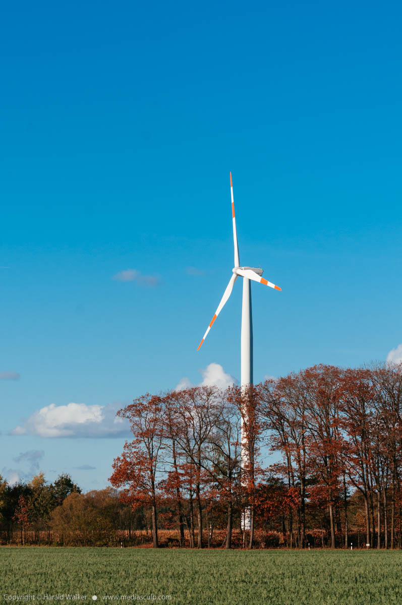 Stock photo of Wind turbine in Emsland