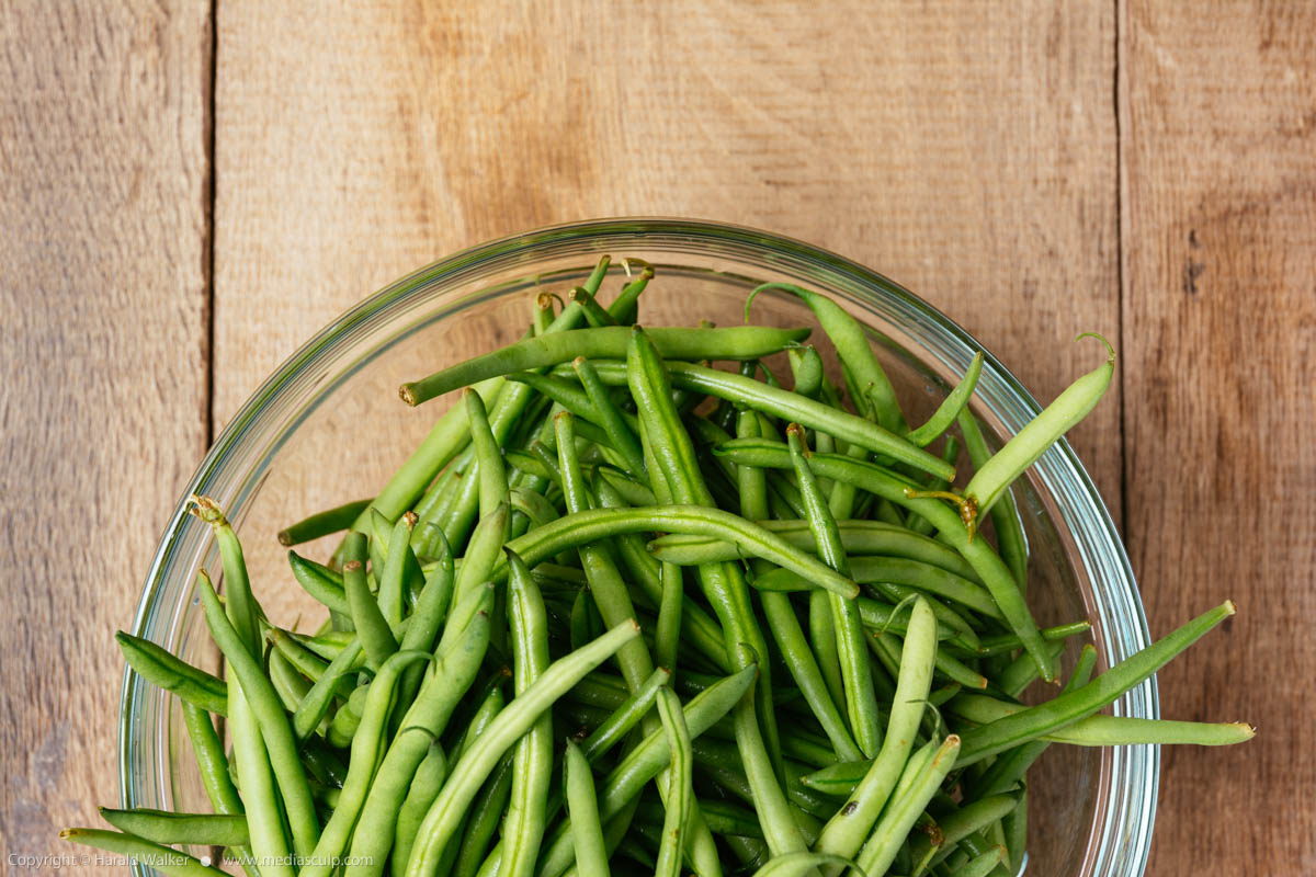Stock photo of Fresh green beans