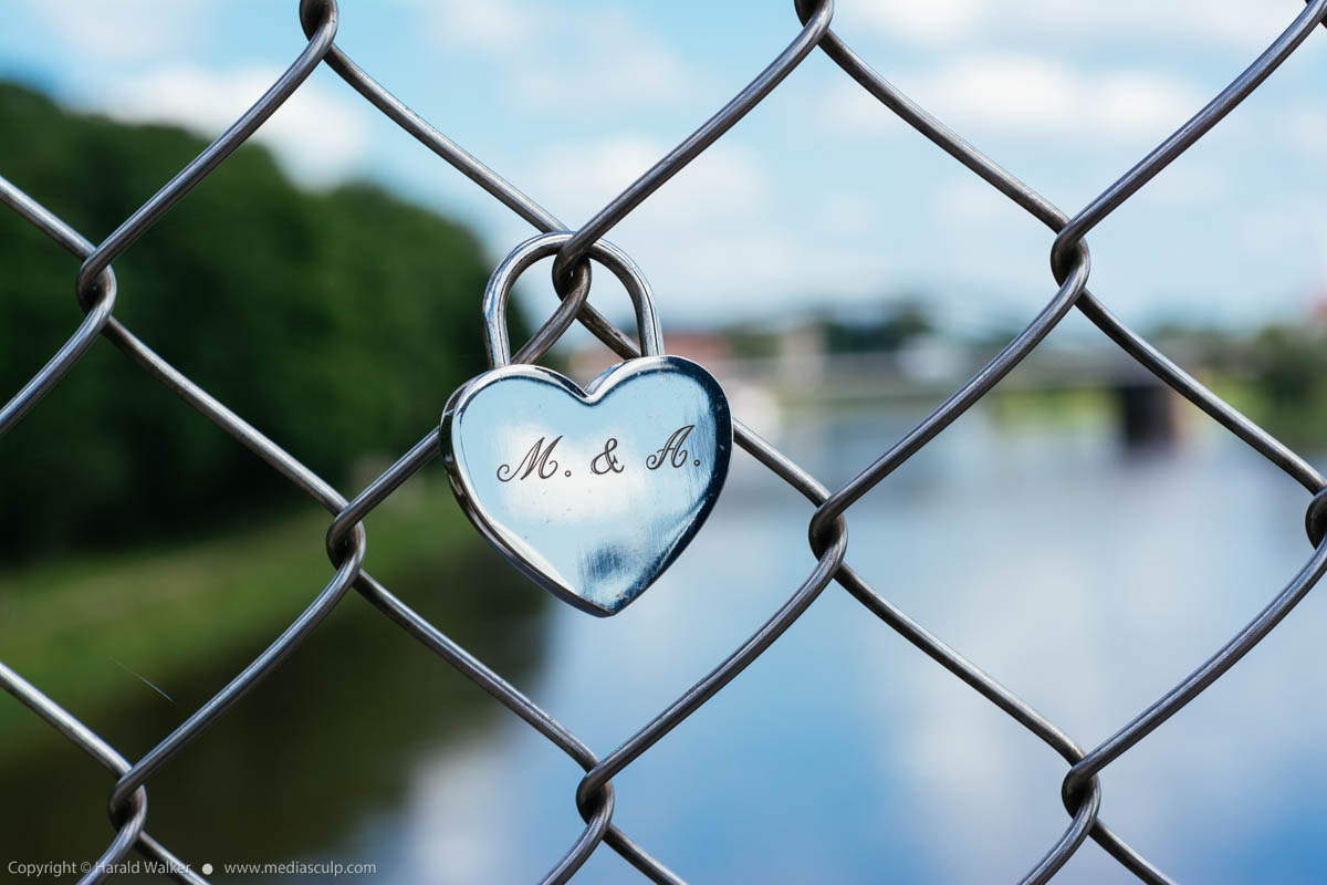 Stock photo of Love locks