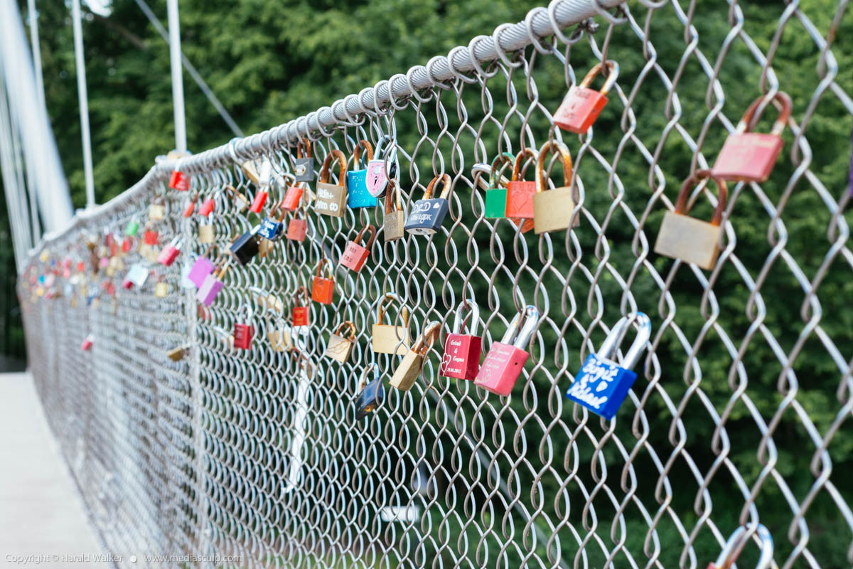 Stock photo of Love locks