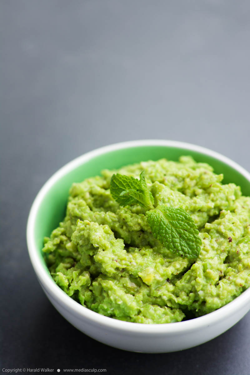 Stock photo of Home made pea spread