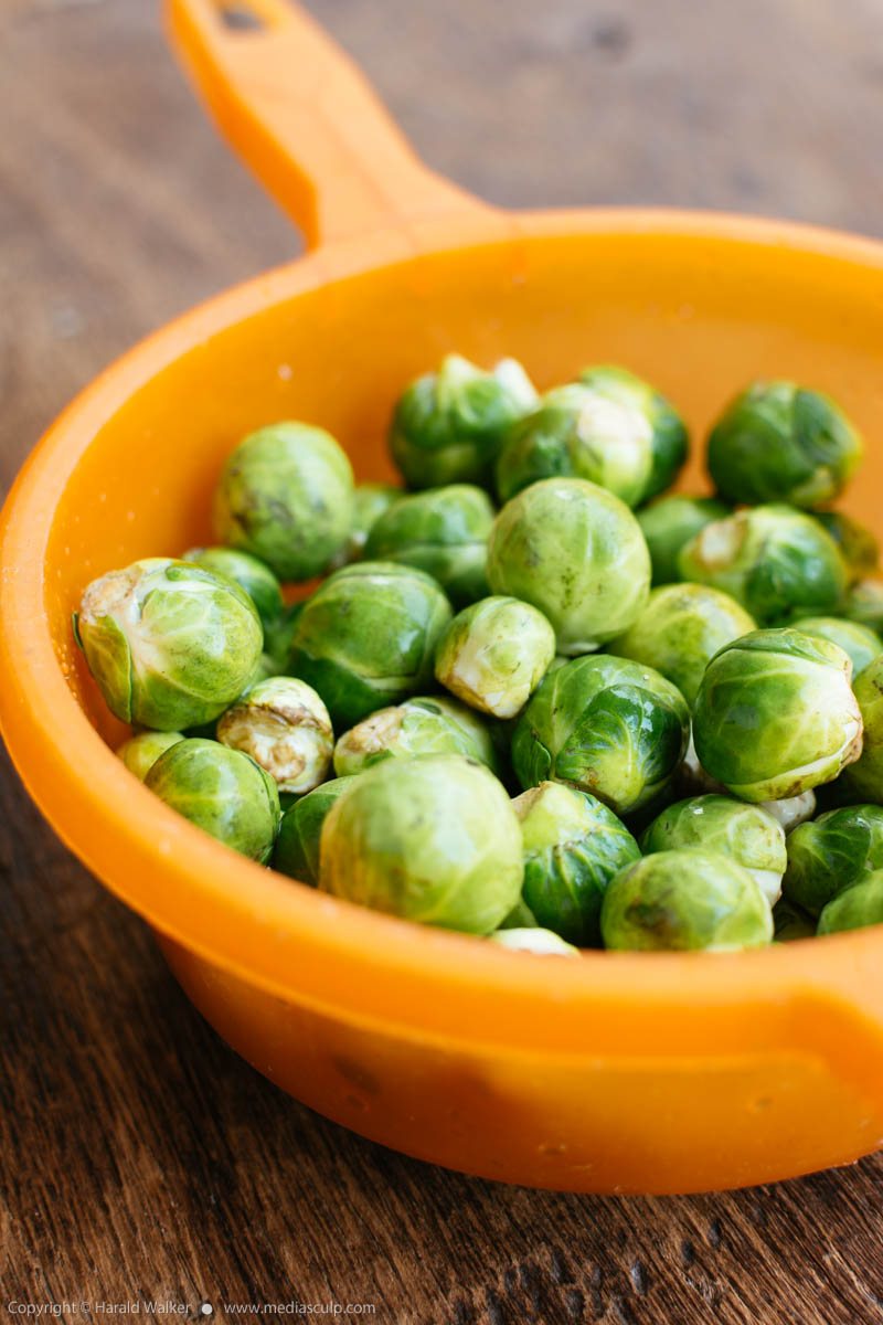 Stock photo of Fresh Brussels sprouts
