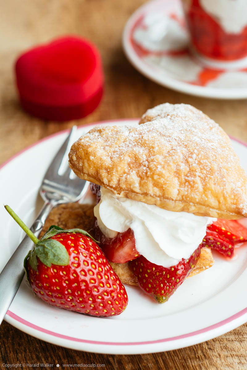 Stock photo of Strawberry Puff Pastry Treats