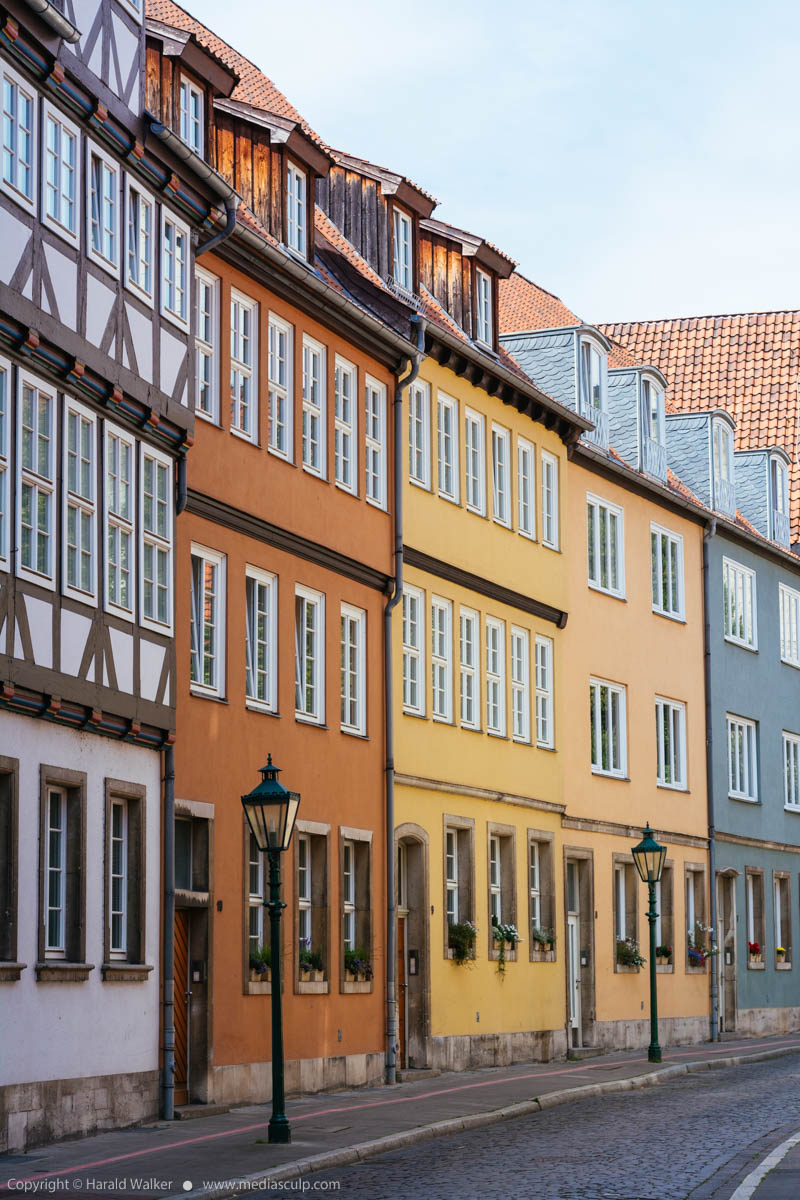 Stock photo of Row of houses in Hannover
