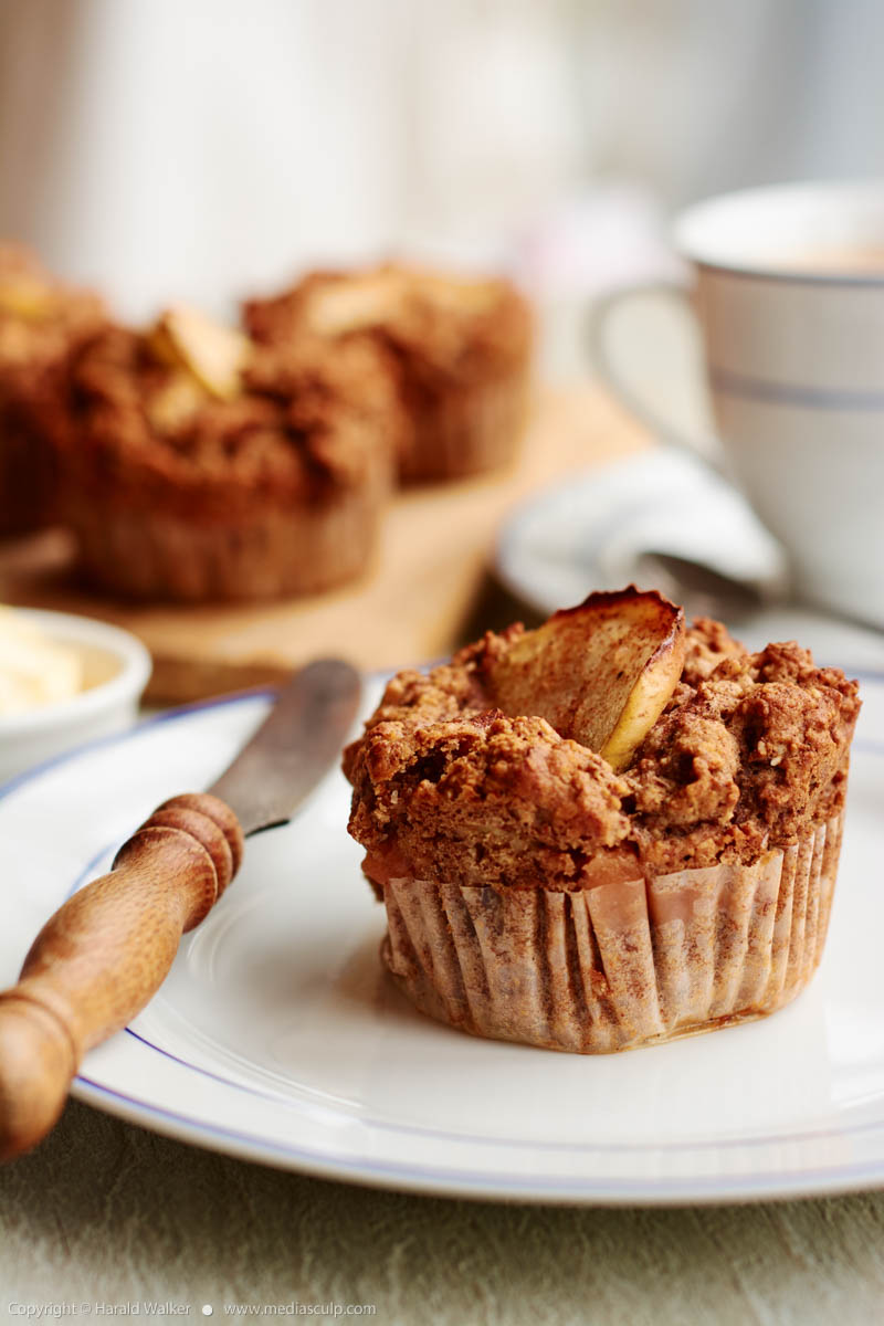 Stock photo of Buckwheat Apple Muffins
