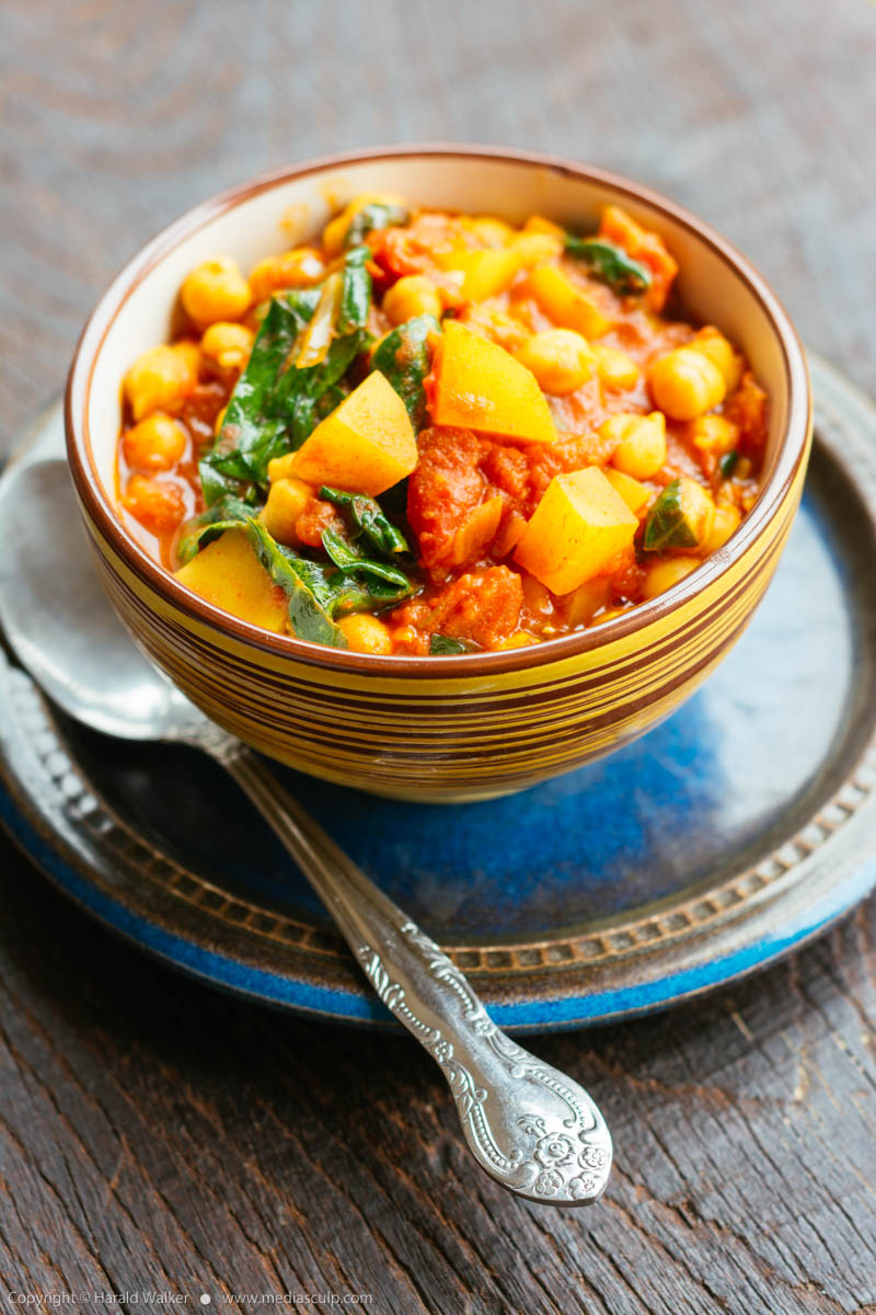 Stock photo of Andalusian Chickpea and Spinach Soup