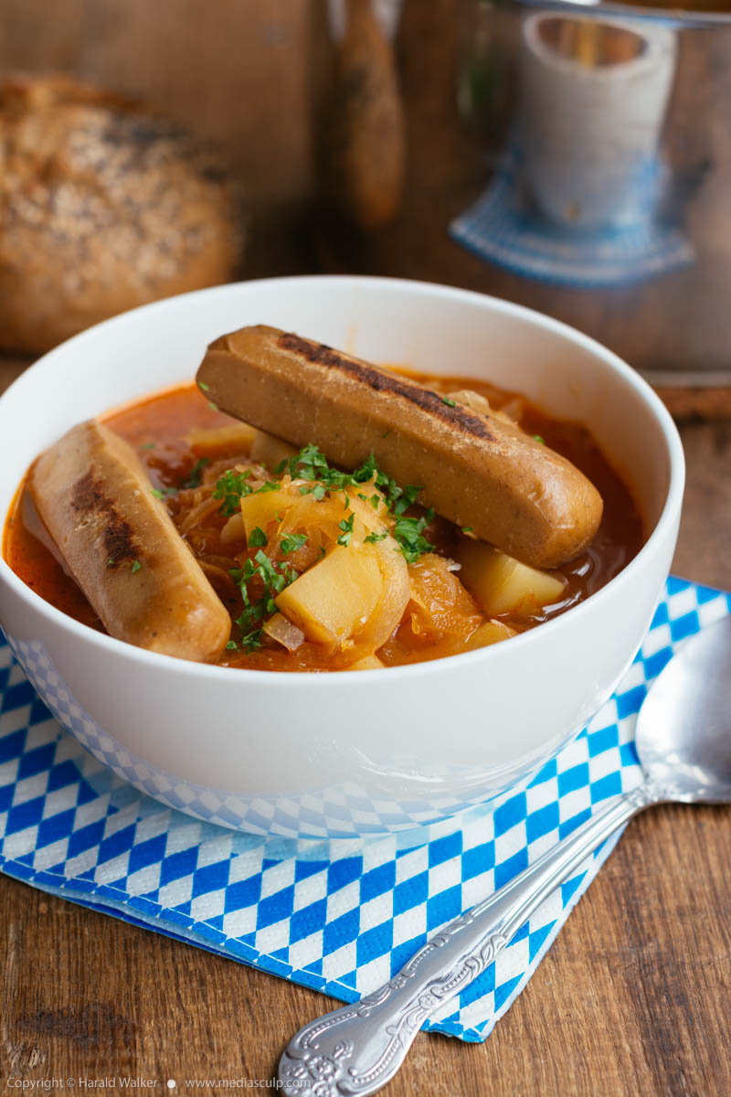 Stock photo of Bavarian soup