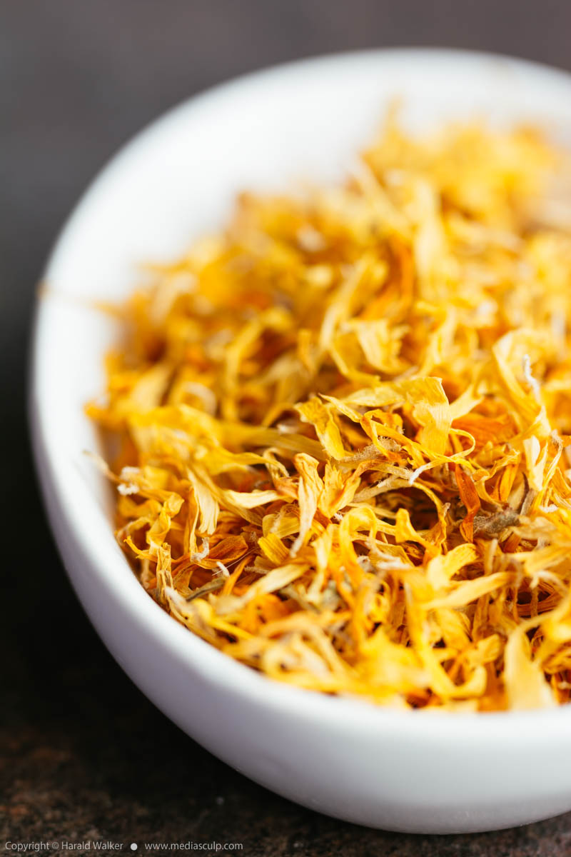 Stock photo of Calendula tea