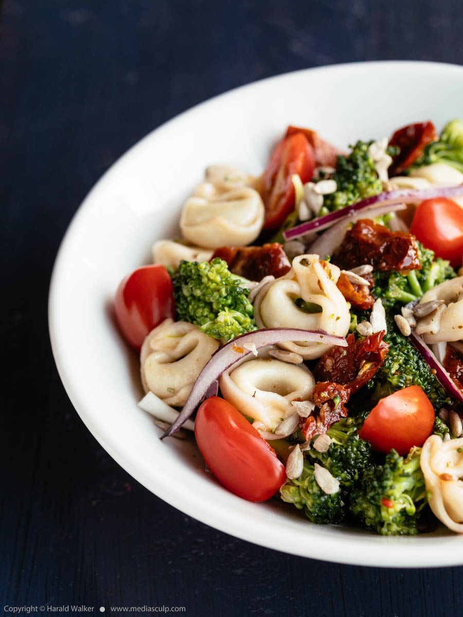 Stock photo of Tortellini and Broccoli Salad