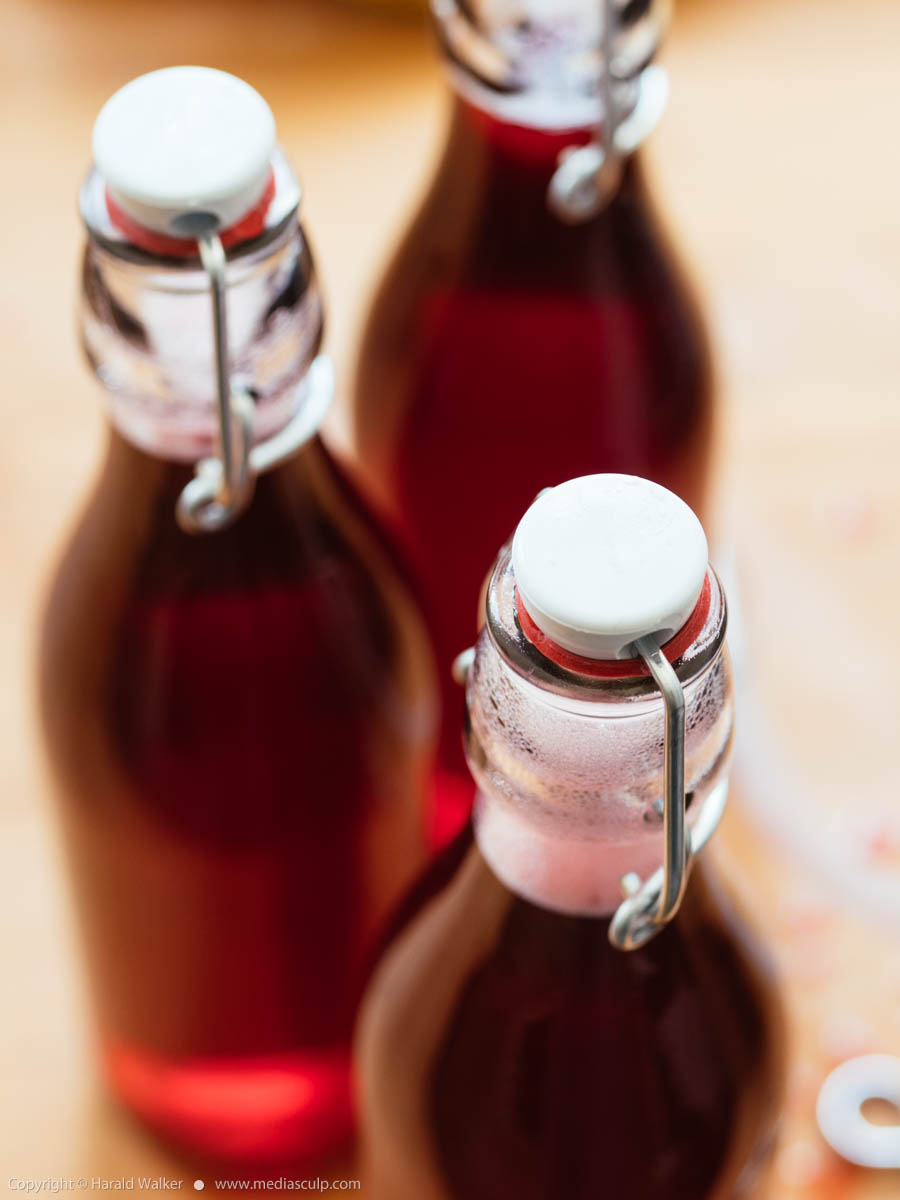 Stock photo of Red currant juice