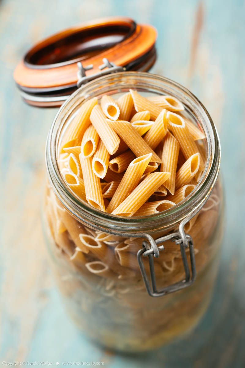 Stock photo of Rigatoni pasta