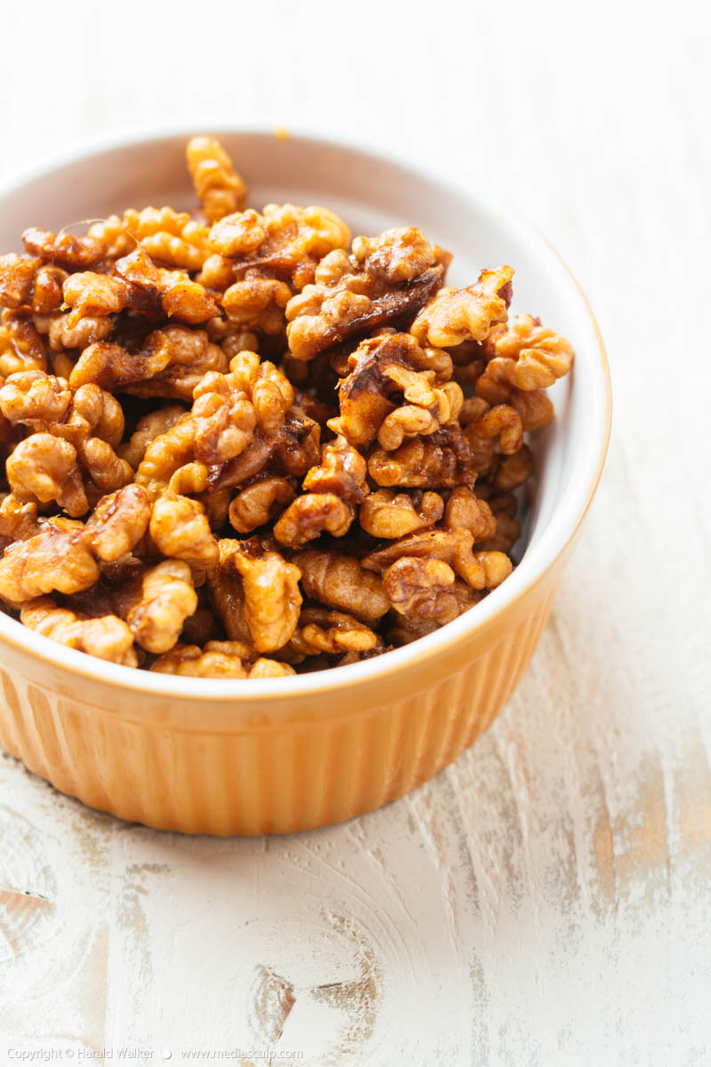 Stock photo of Roasted Spiced Walnuts