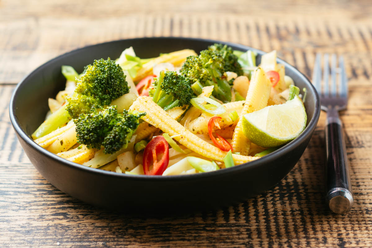 Stock photo of Pad Thai Noodles with Vegetables