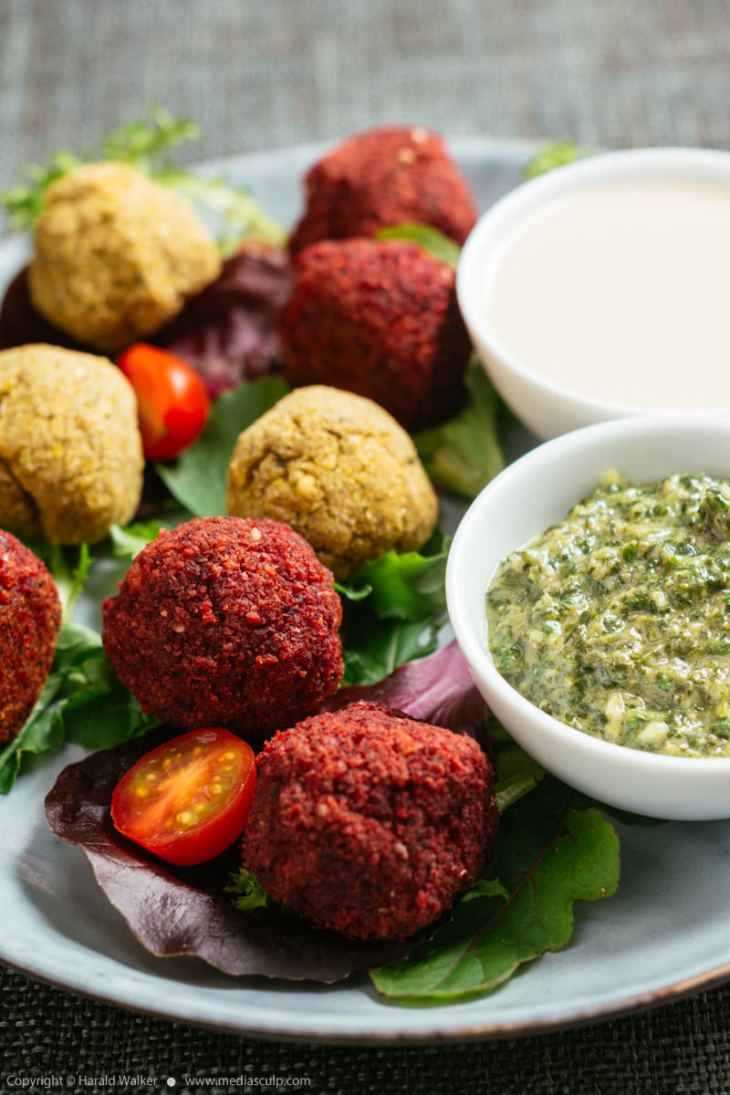 Stock photo of Falafel with Sauces
