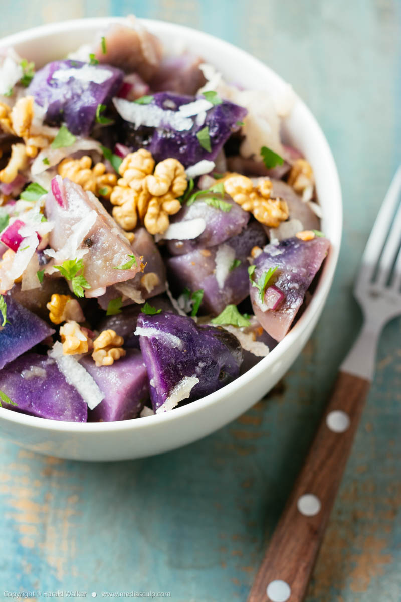 Stock photo of Purple Potato Salad
