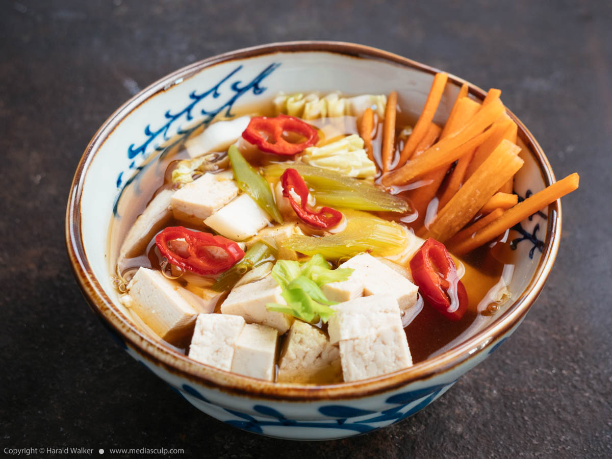 Stock photo of Asian Misso Tofu Soup