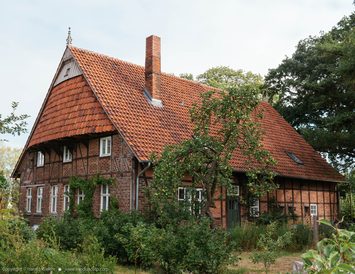 Stock photo of East-Westphalian farm house