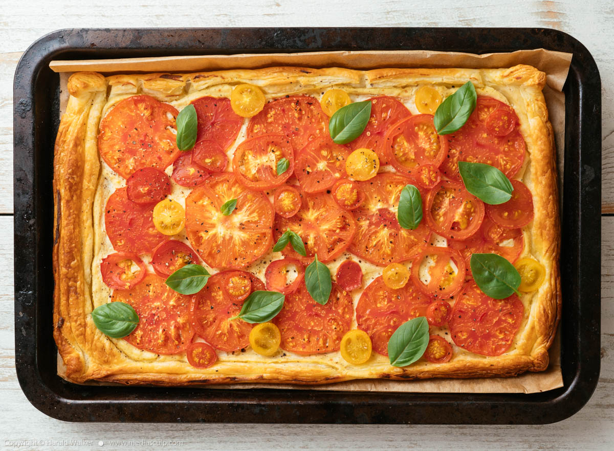 Stock photo of Vegan Tomato Tart