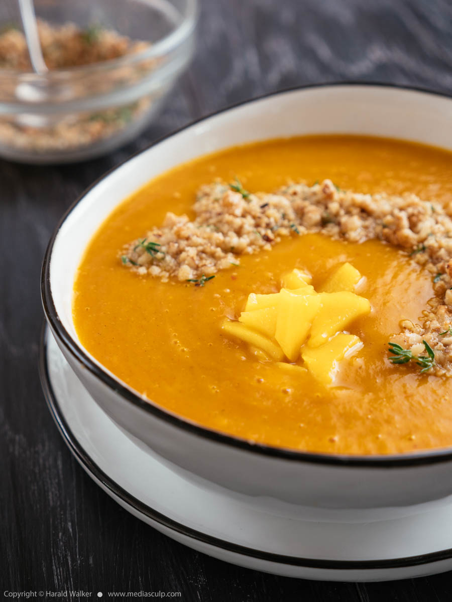 Stock photo of Pumpkin, Mango Soup
