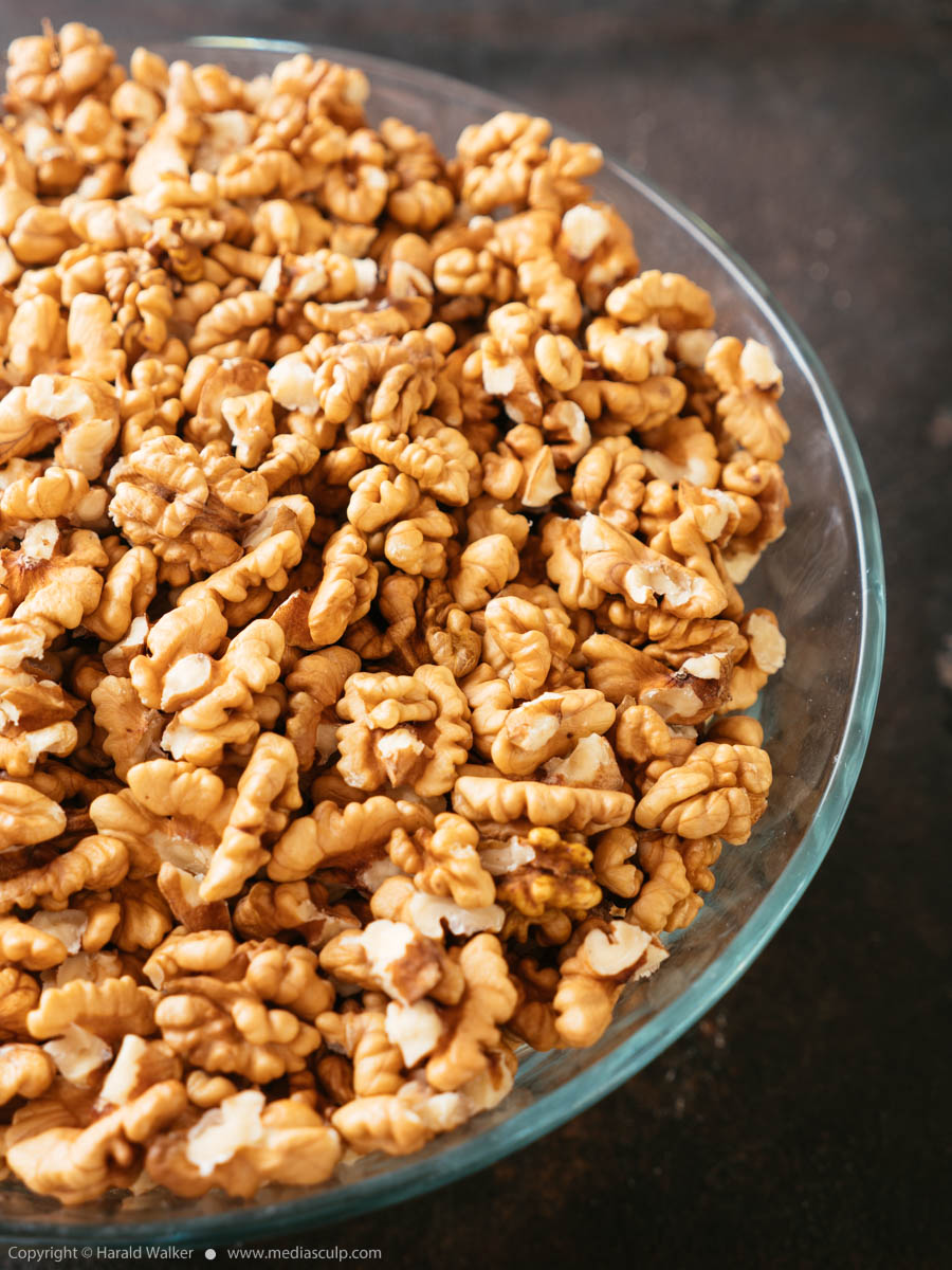 Stock photo of Shelled walnuts