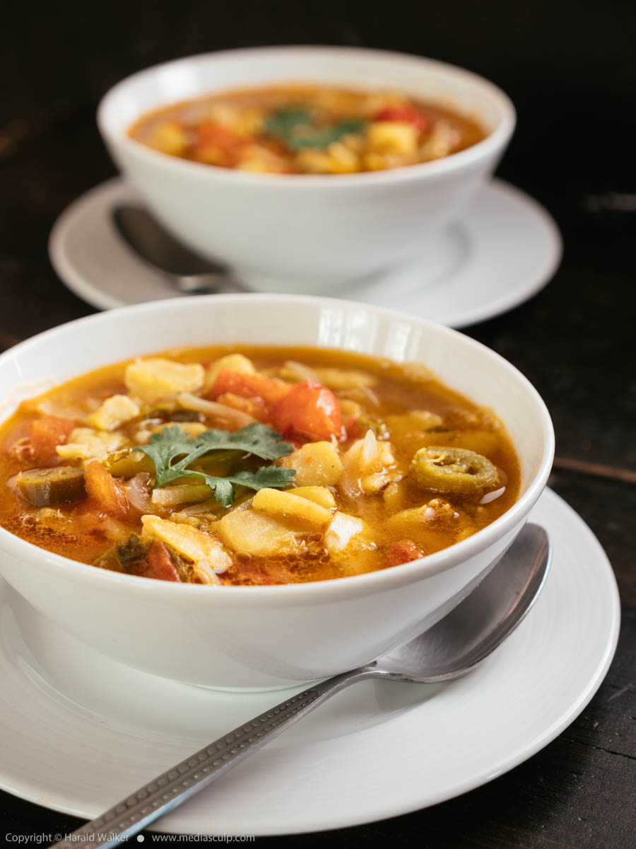 Stock photo of Mexican Fava Bean Soup