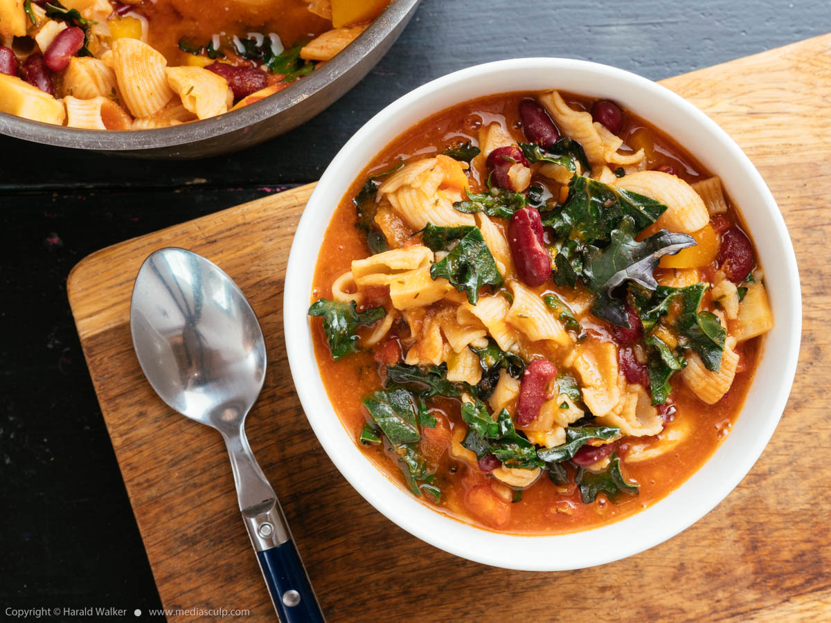 Stock photo of Winter Minestrone Soup