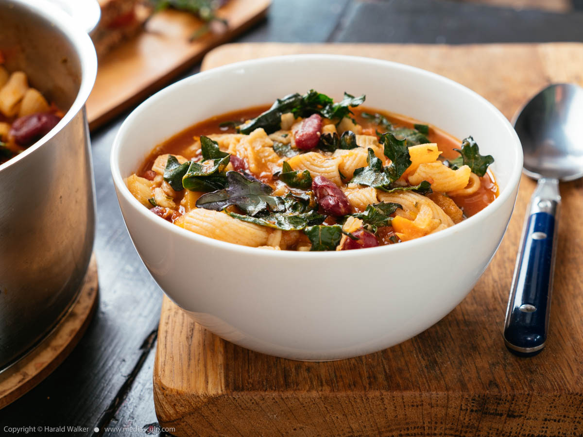 Stock photo of Winter Minestrone Soup