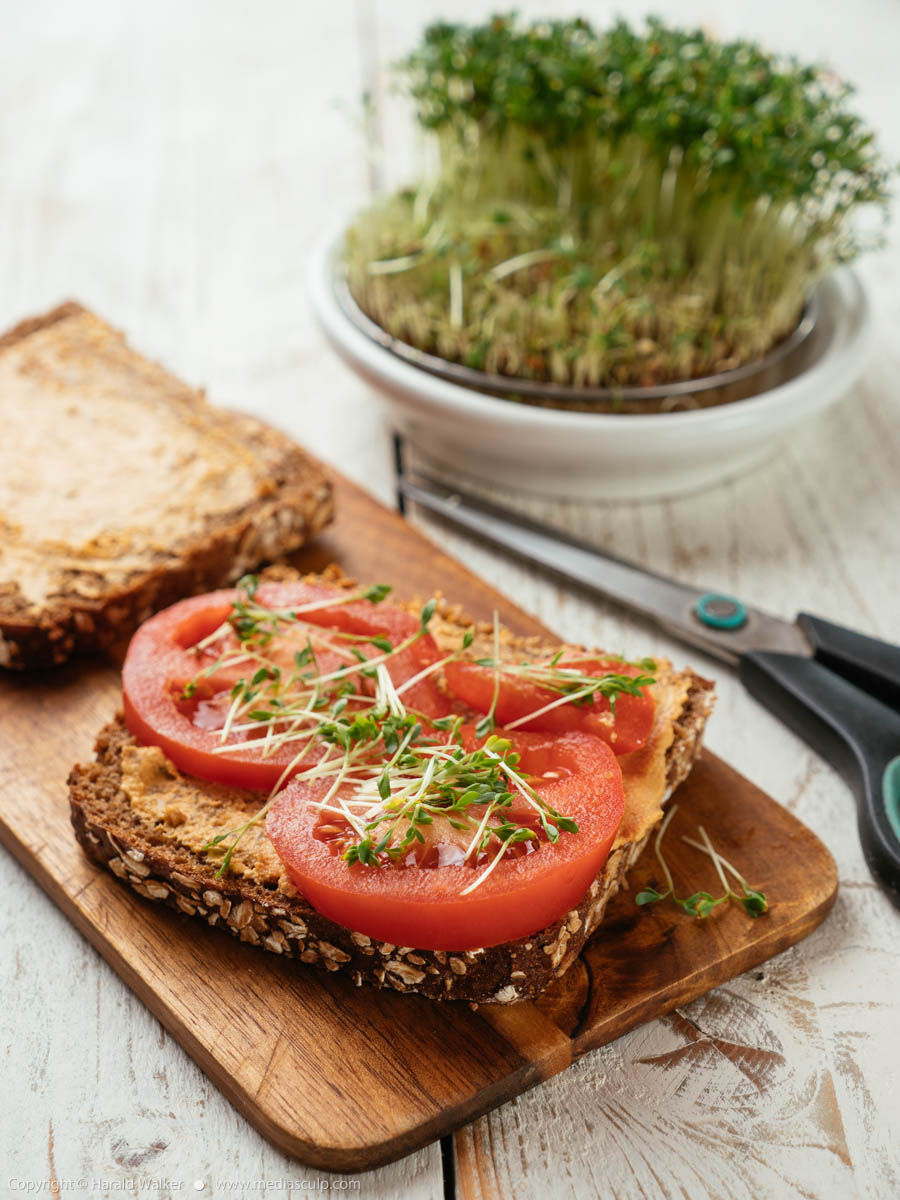 Stock photo of Sandwhich with cress