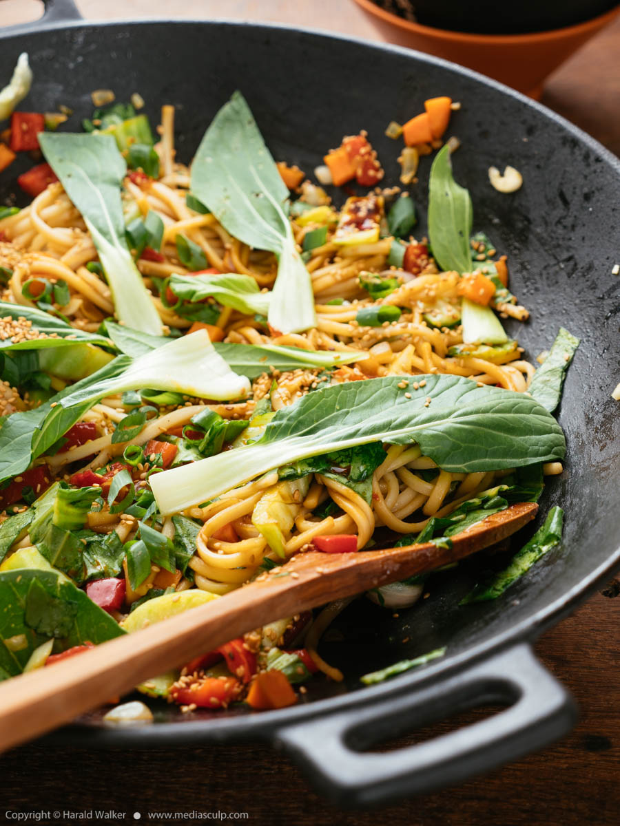 Stock photo of Asian Stir-fry with Bok Choi