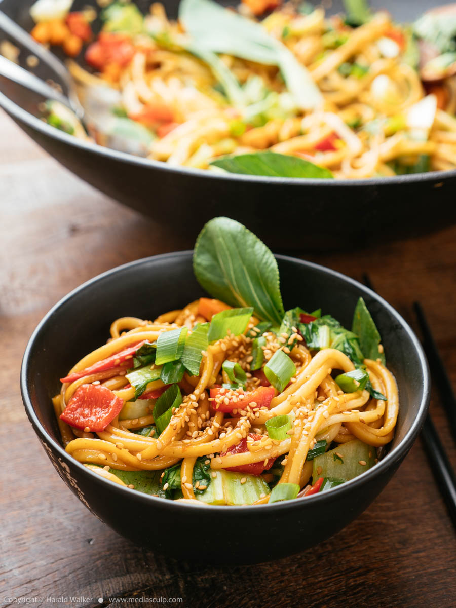 Stock photo of Asian Stir-fry with Bok Choi