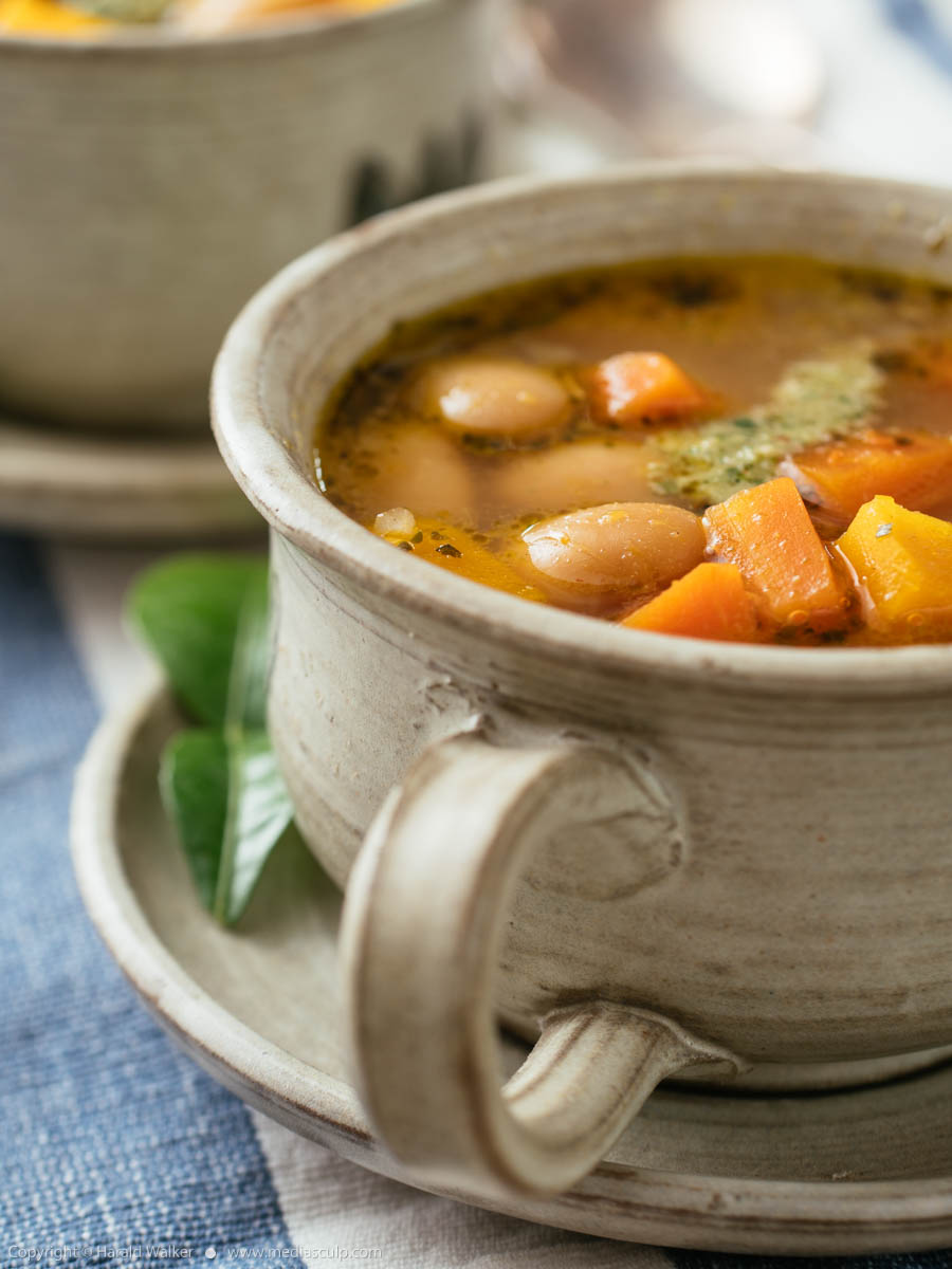 Stock photo of Winter Squash and Bean Soup