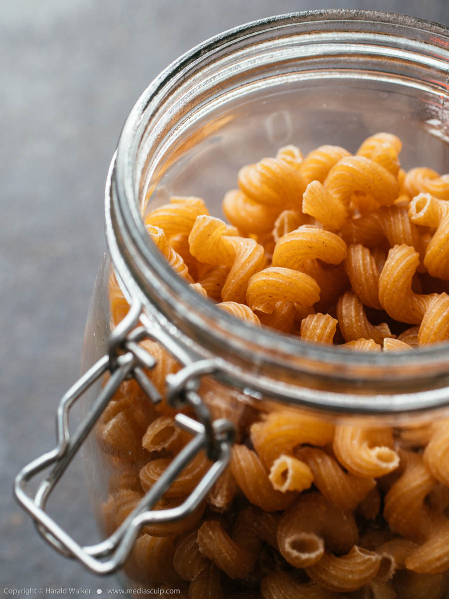 Stock photo of Organic lupine pasta