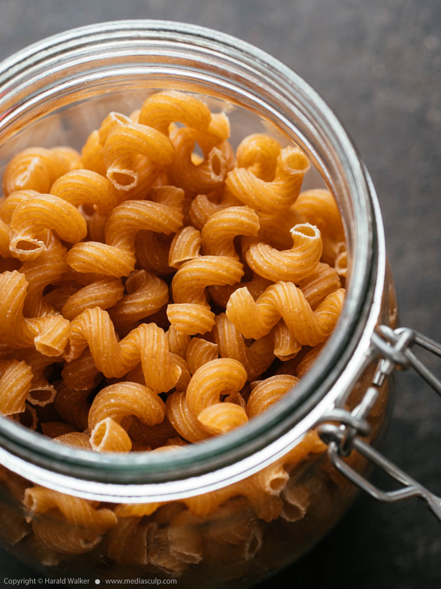 Stock photo of Organic lupine pasta