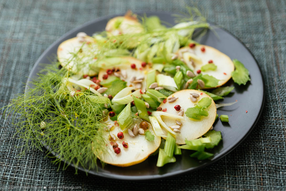 Stock photo of Pear, Celery Fennel Salad