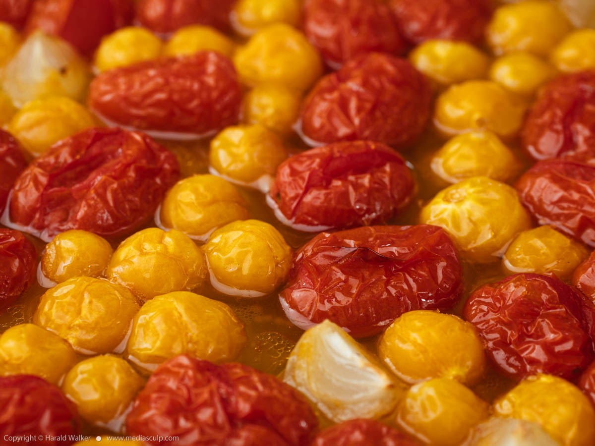 Stock photo of Roasted Tomato and Physalis