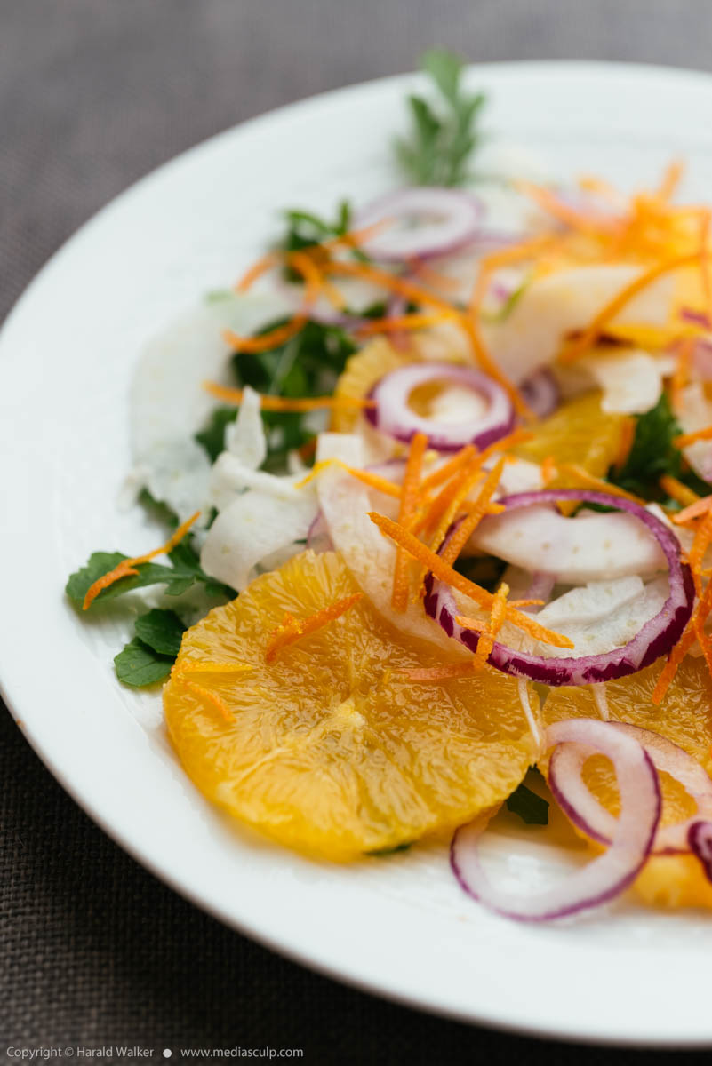 Stock photo of Fennel, Orange Salad with Arugula