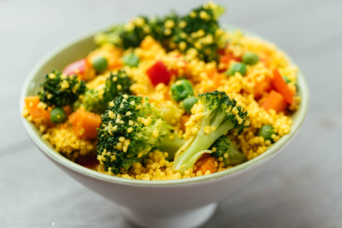 Stock photo of Curried Couscous with Vegetables