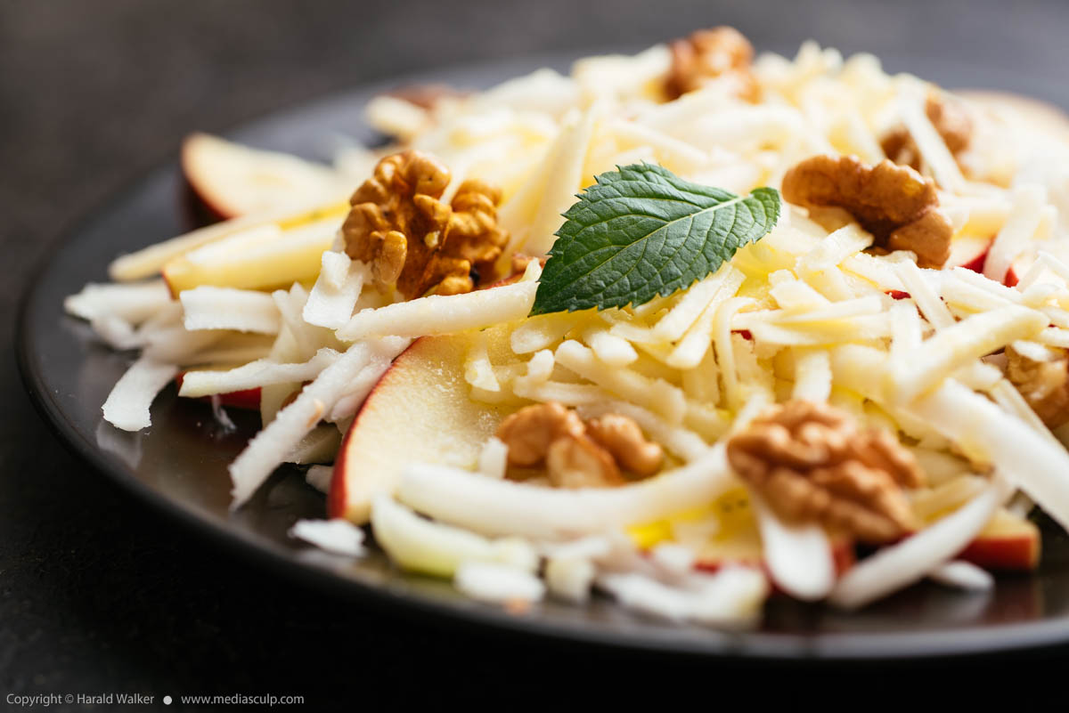 Stock photo of Kohlrabi Apple Salad