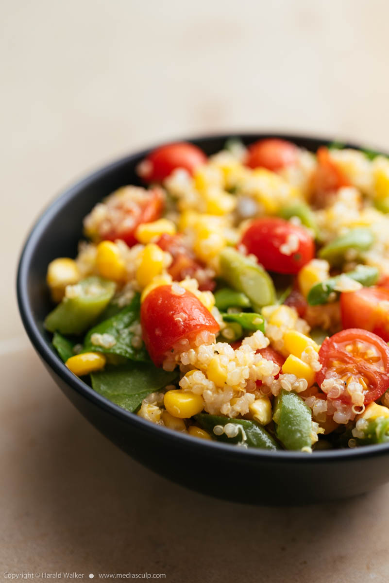 Stock photo of Summer Vegetable Quinoa Salad
