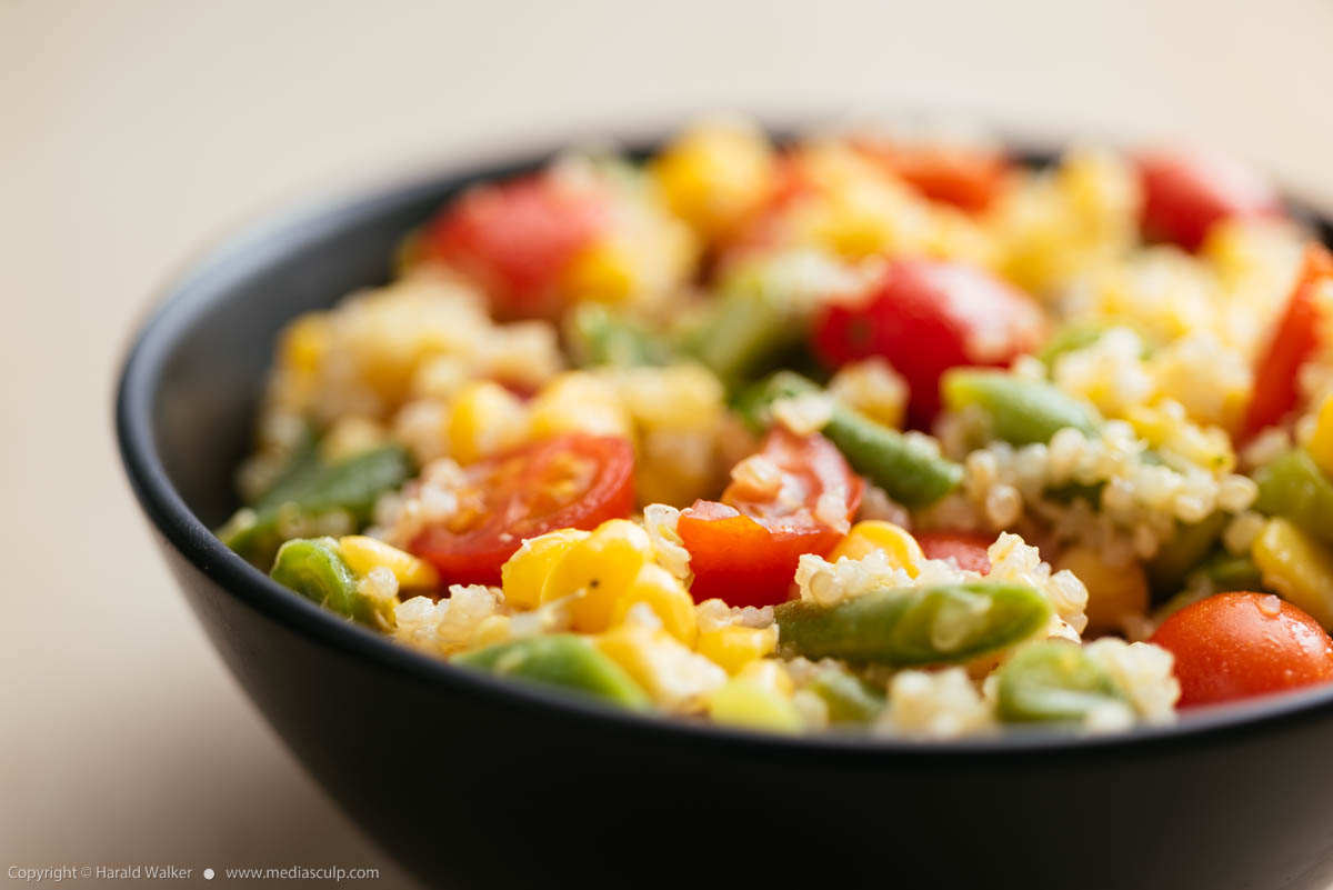 Stock photo of Summer Vegetable Quinoa Salad