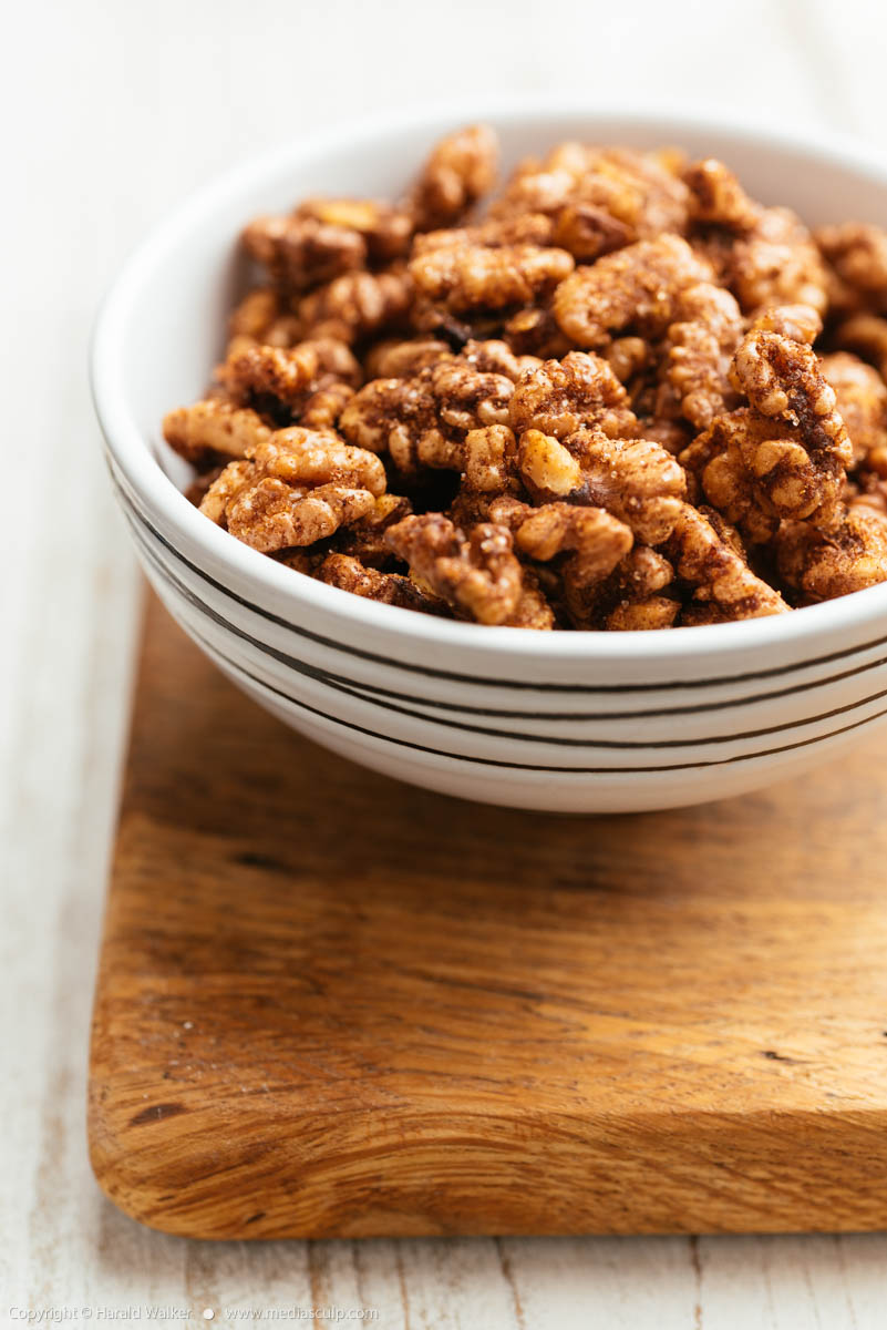 Stock photo of Spicy walnuts