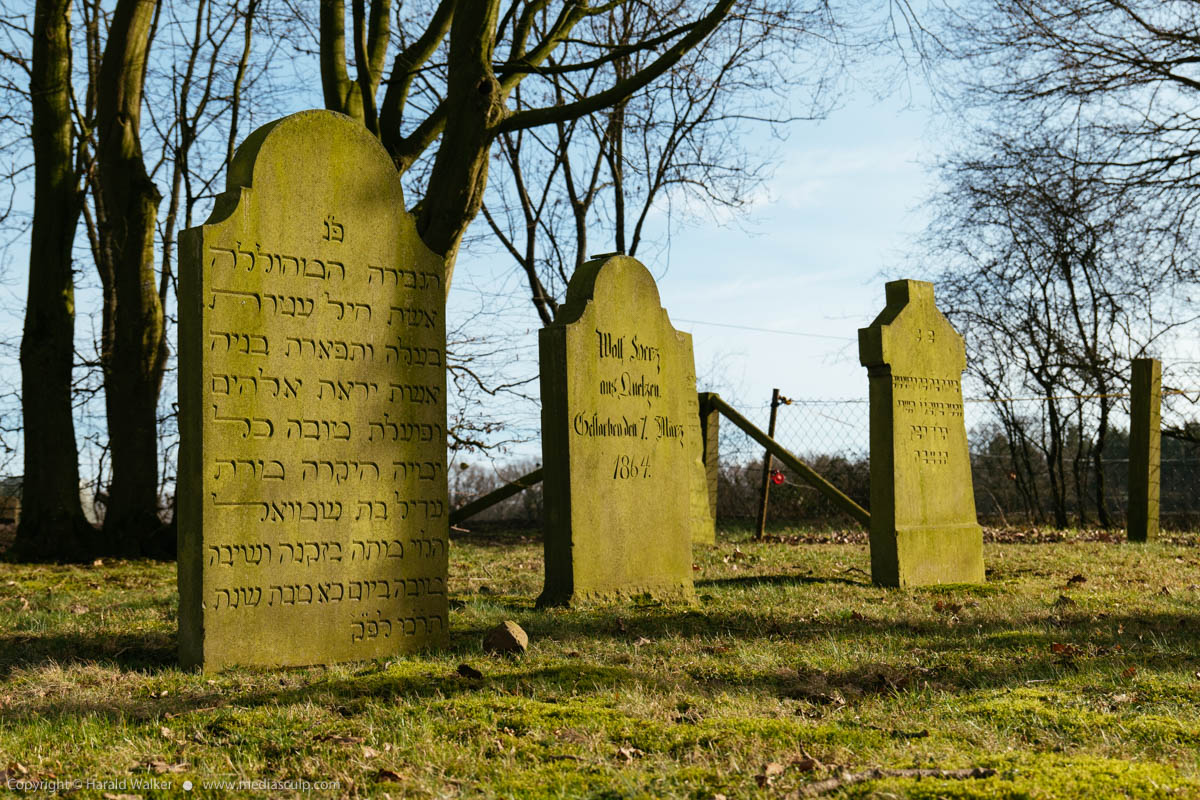 Stock photo of Jewish cemetery in Petershagen-Frille